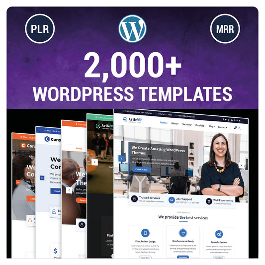 2000+ WordPress Templates