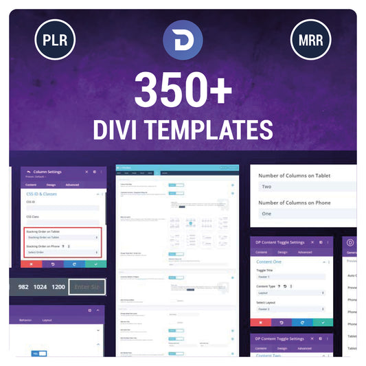 350+ Divi Templates