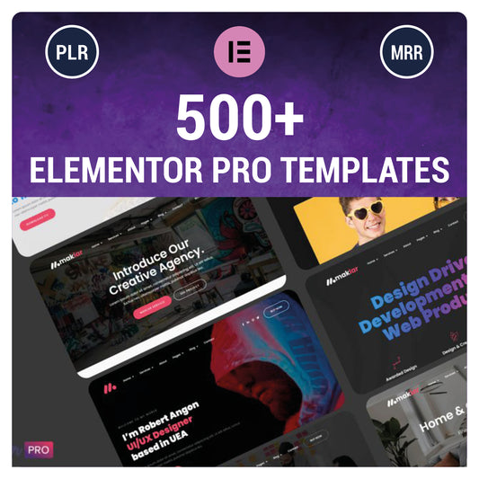 500+ Elementor Pro Templates