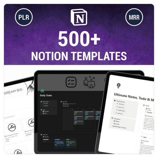 500+ Notion Templates