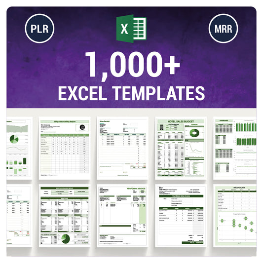 1000+ Excel Templates