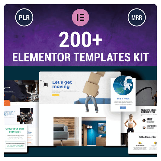 200+ Elementor Template Kit